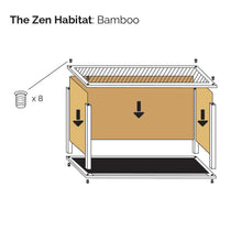 Load image into Gallery viewer, 4'x2'x2' Reptile Enclosure - The Zen Habitat 3.0