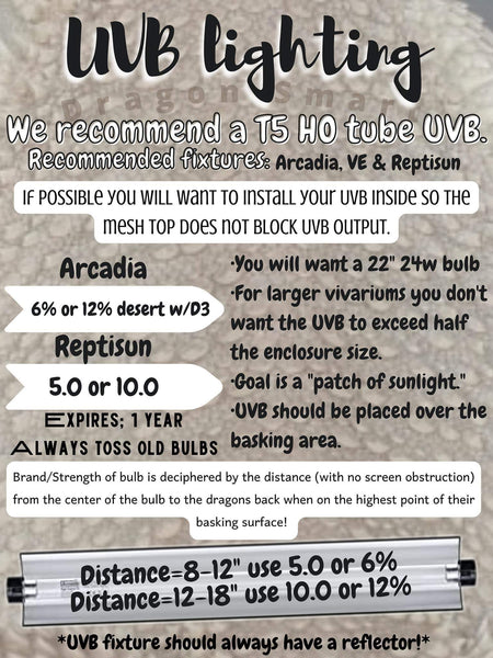 UVB, UVB Placement, & UVB Strength Graphic (Click “See More” to see more graphics on UVB