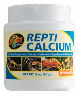 Zoo Med Calcium W/Out D3 (3 Ounces)